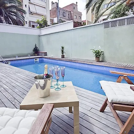 Apartment Barcelona Rentals - Gracia Pool Apartments Center Exterior photo